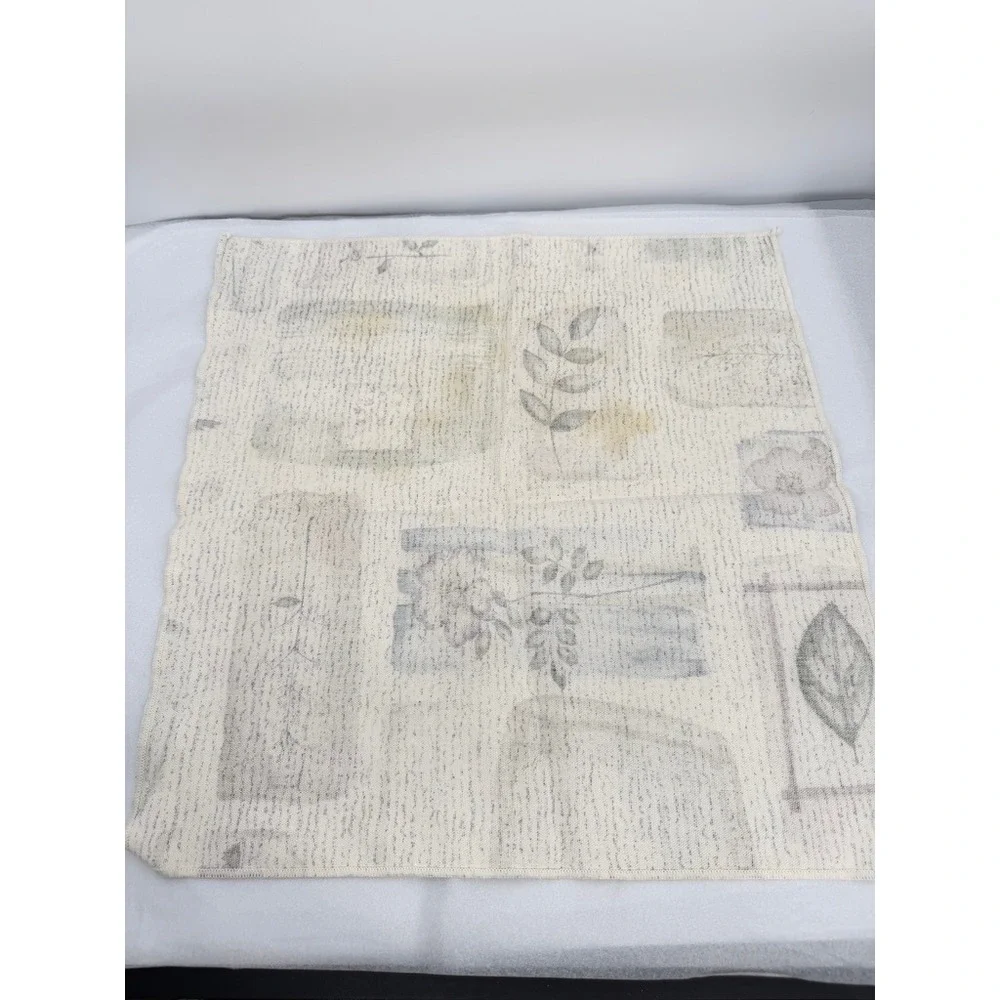 Cloth Napkins Set of 8 Floral Leaf Tapestry Cottagecore Shabby Chic Table Linens